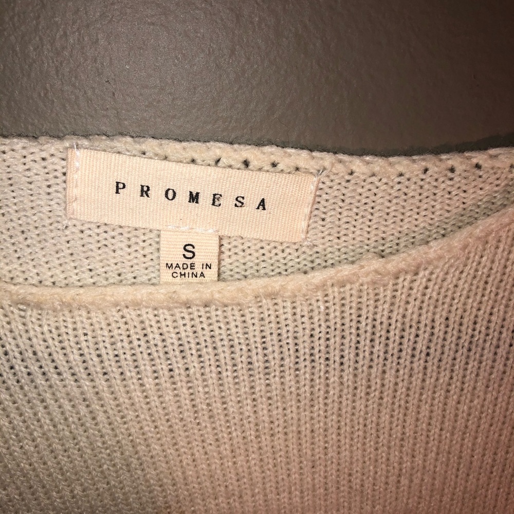 Tri-Colored Soft Fall Sweater - Picture 3 of 3